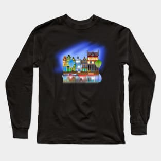 Amsterdam Grachtenhuizen Long Sleeve T-Shirt